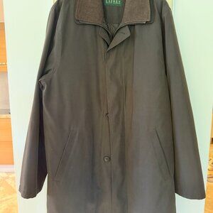 Ralph Lauren Brown Field Trench Coat w/ Twill Collar - US Men's L